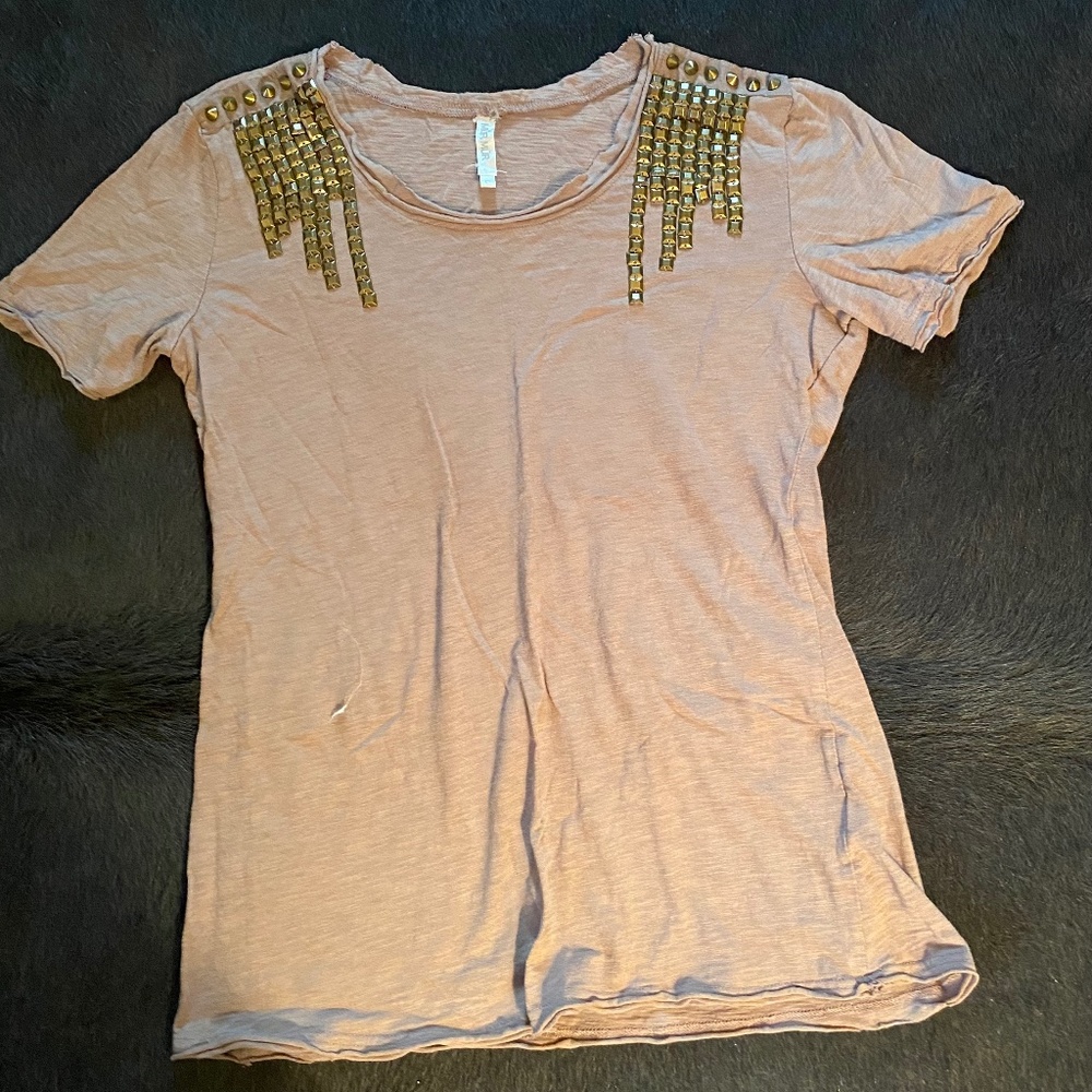 Sexy Tee, Size L - Tan